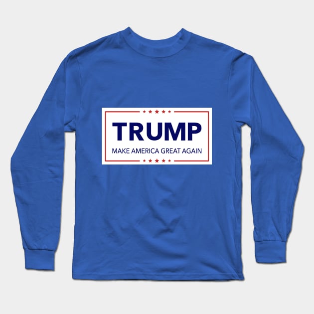 Donald Trump Long Sleeve T-Shirt by orriart